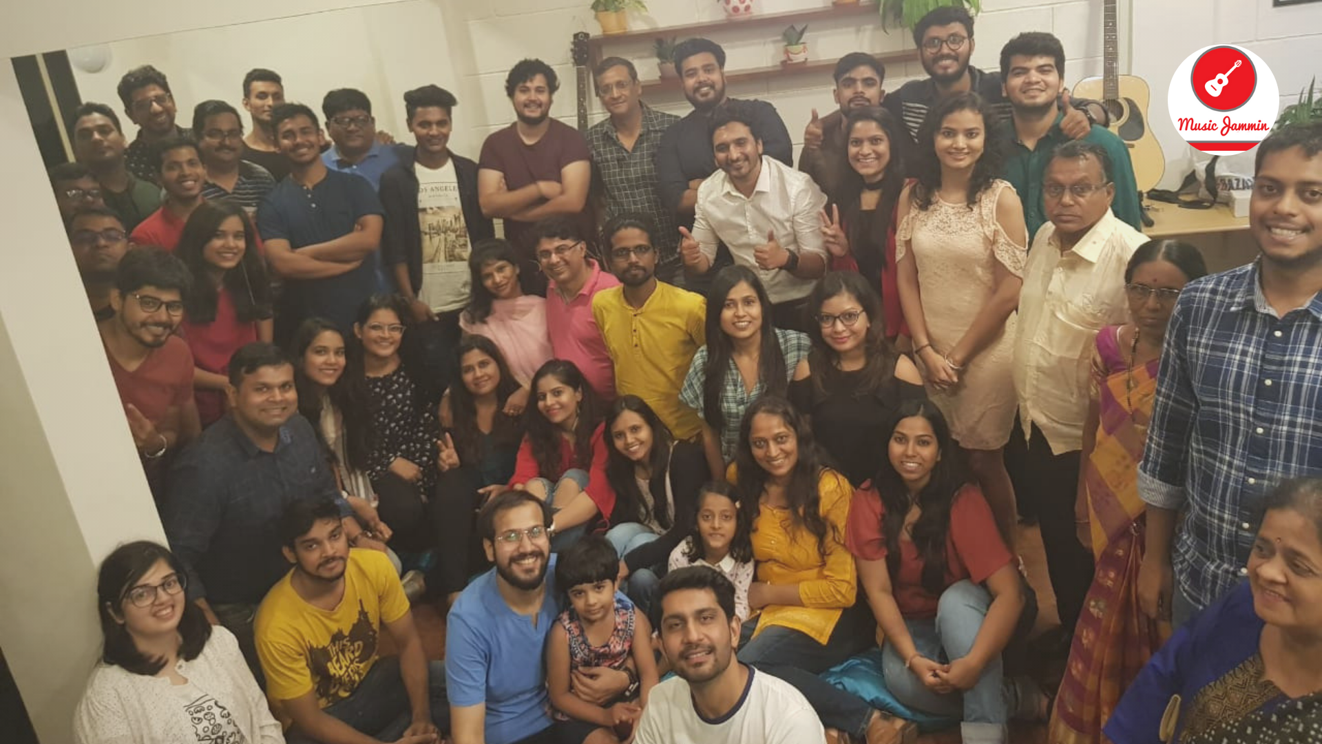 Music Therapy session group photo