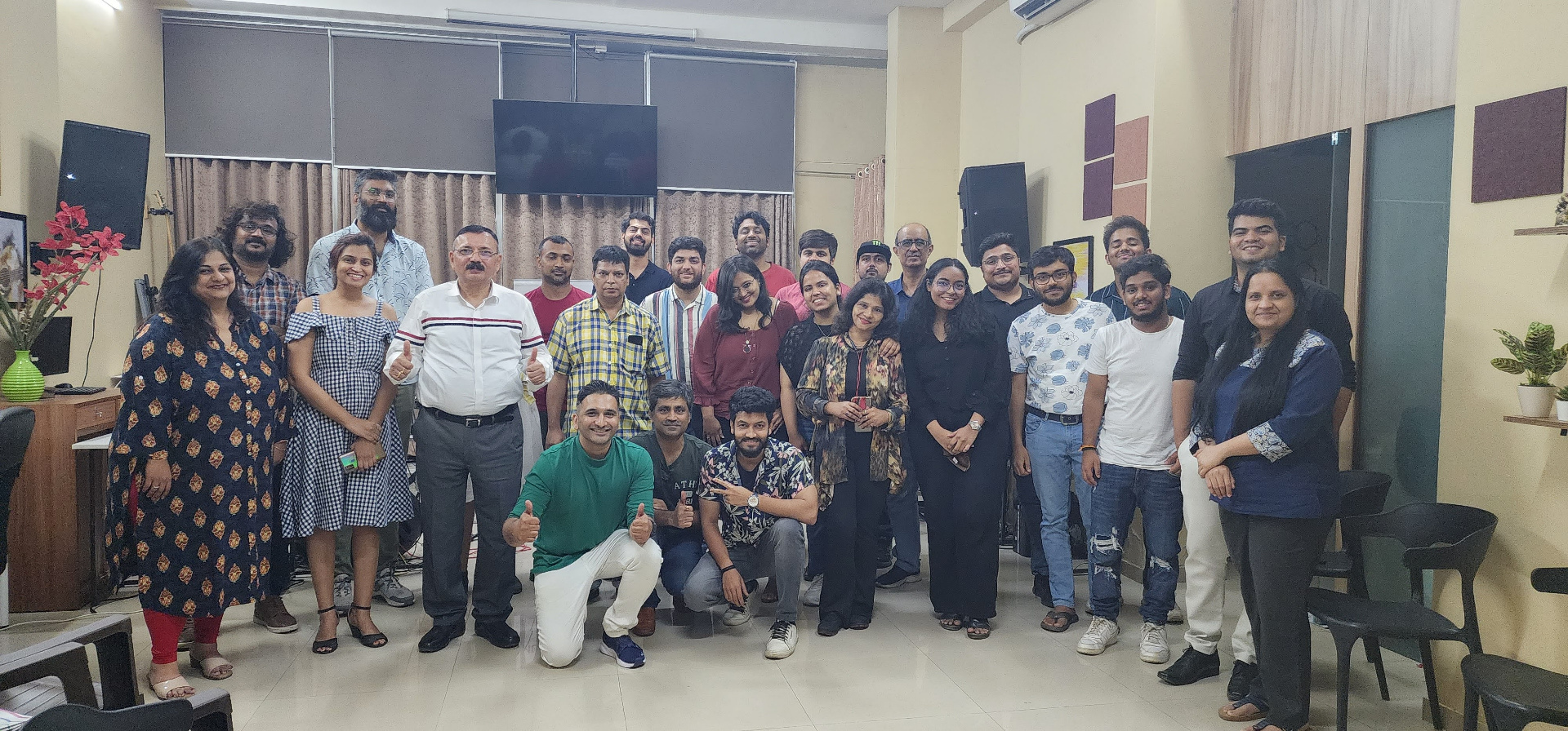 Studio Music Therapy session group photo